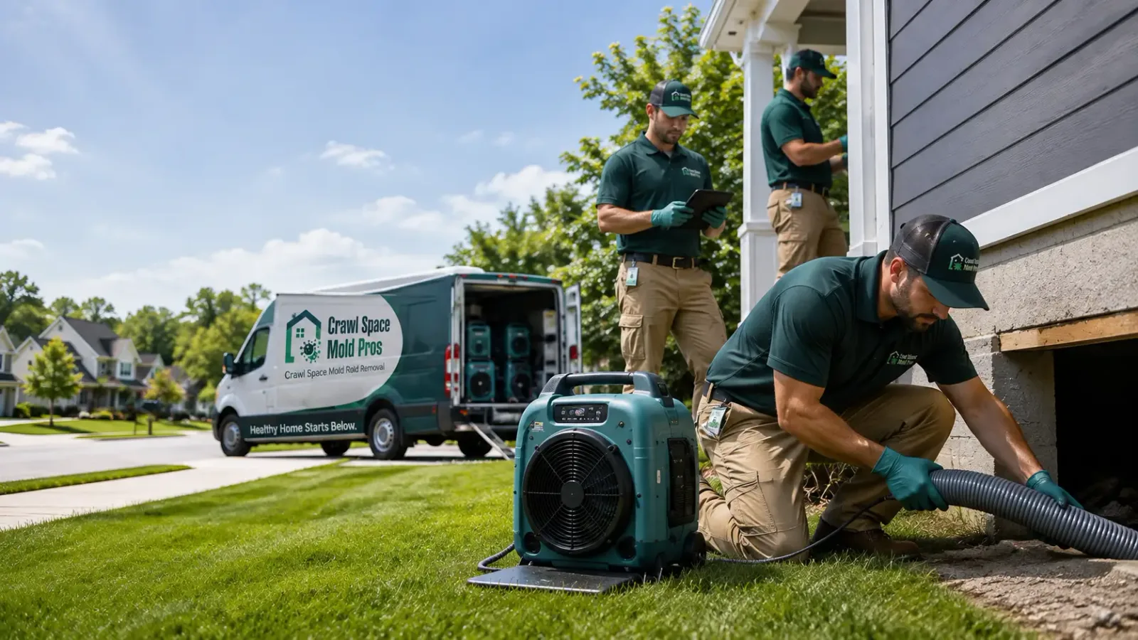 Crawl Space Mold Removal in Bruno, NE